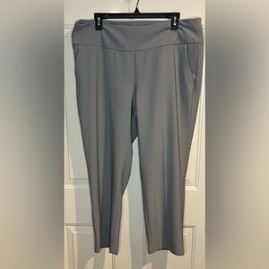 Adidas Gray Performance Athletic Pants Stretch Activewear Size XL